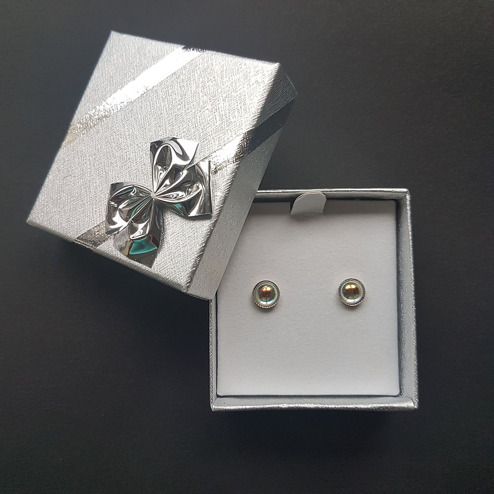 Thumbnail: Simply lovely minimalist 8mm  Swarovski Clear Crystal Studs