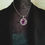 Thumbnail: Stunning Amethyst Choker/Pendant, set in a lovely decorative antique silver