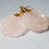 Thumbnail: Beautiful Rose, Rose quartz earrings. Stunning.  Associated with the Planet of V
