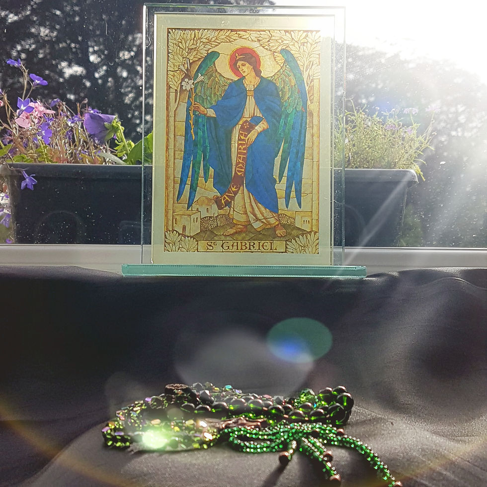 Thumbnail: "Away With The Fairies" - Handmade, 108 Bead Affirmation Mala