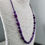Thumbnail: Fabulous handmade necklace.  Deep purple magnetic hematite with deep purple "mir