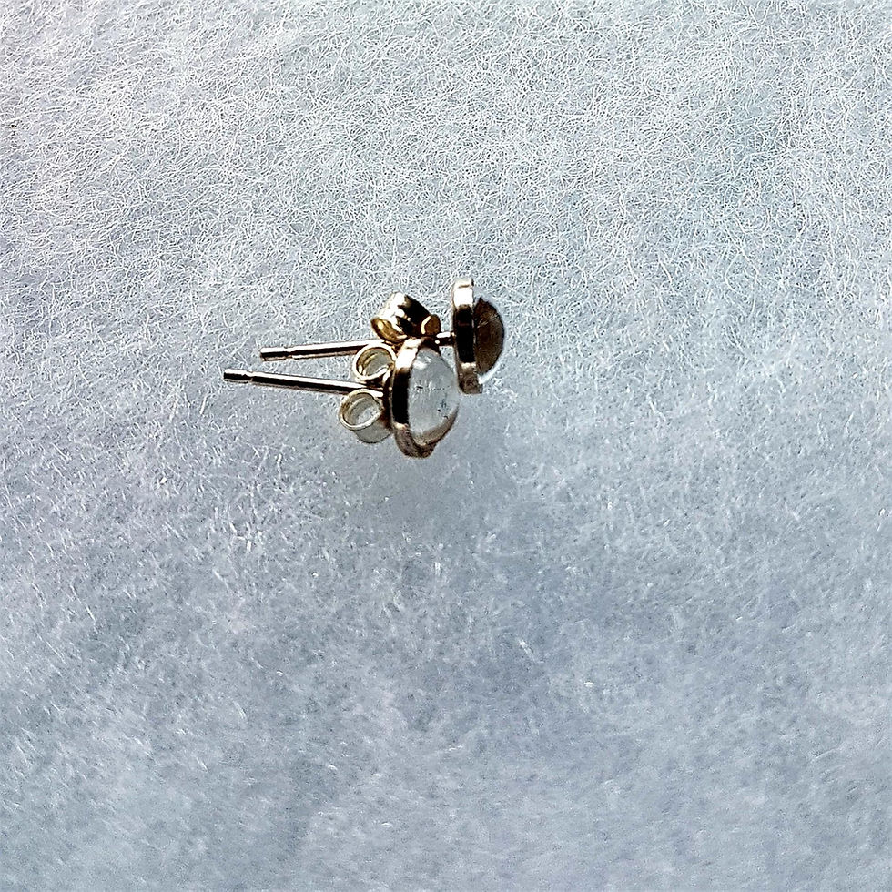 Thumbnail: Beautifully Clear Swarovski Crystal 6mm Studs in Sterling Silver