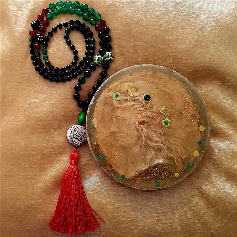 Thumbnail: Grounding  - Bespoke, Handmade  -  108 Bead Affirmation Mala