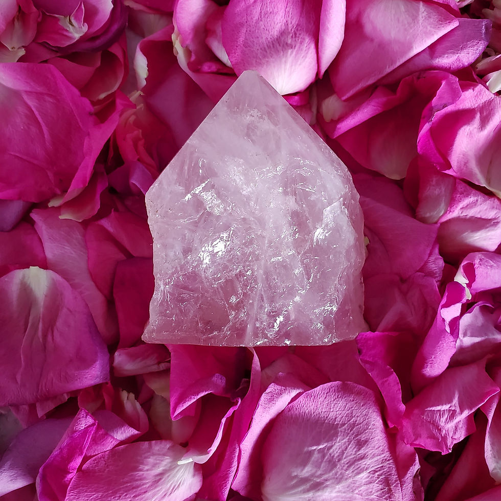 Thumbnail: Beautiful Rose, Rose quartz earrings. Stunning.  Associated with the Planet of V