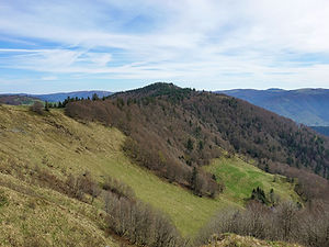 La Tête de Fellering (1223 m) et le Drumont (1200 m)