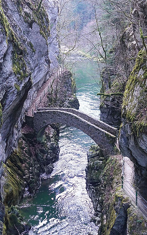 Les gorges de l'Areuse