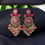 Thumbnail: Nayantara Enamelled Magenta Earring
