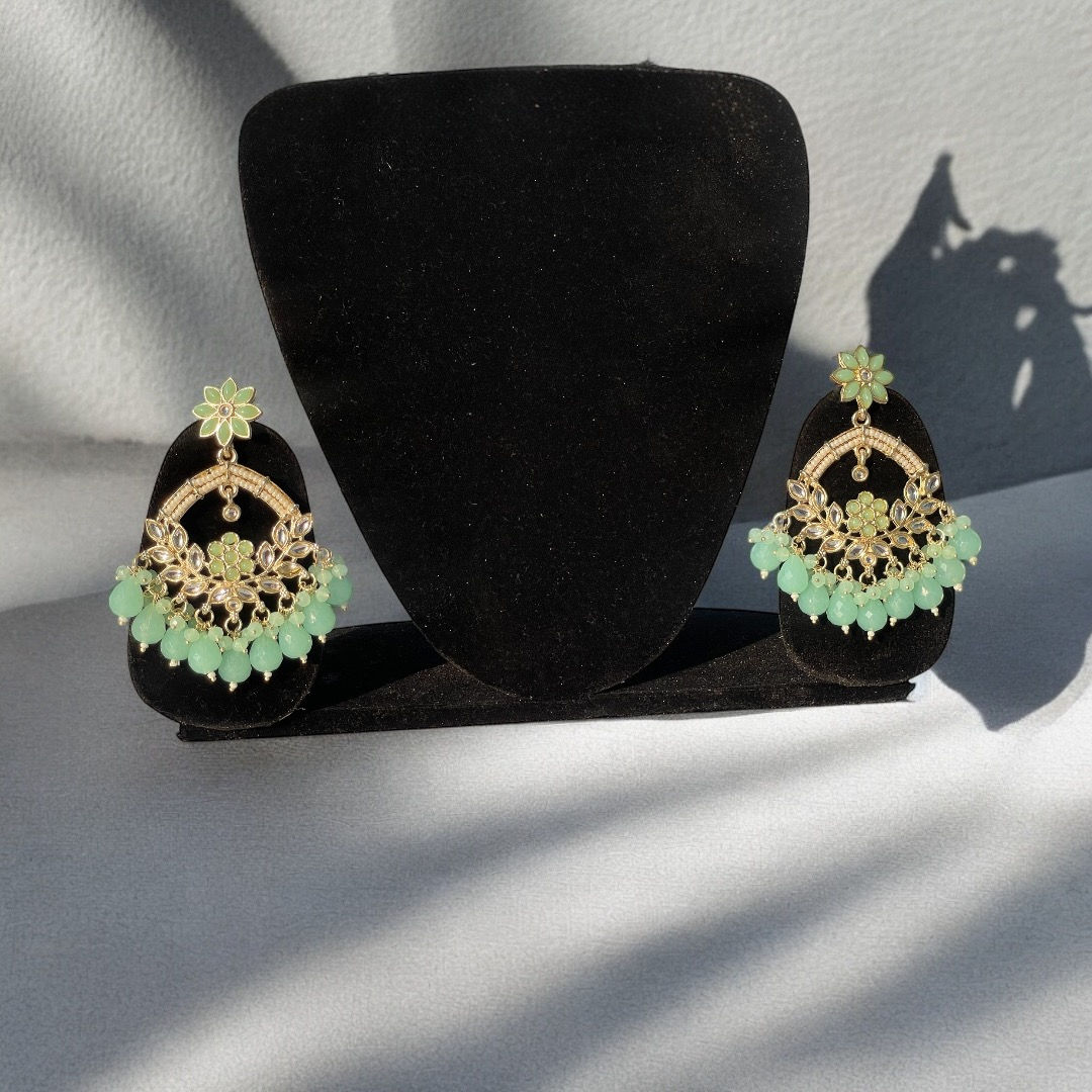 Ziya Sea Green Chaandbaali