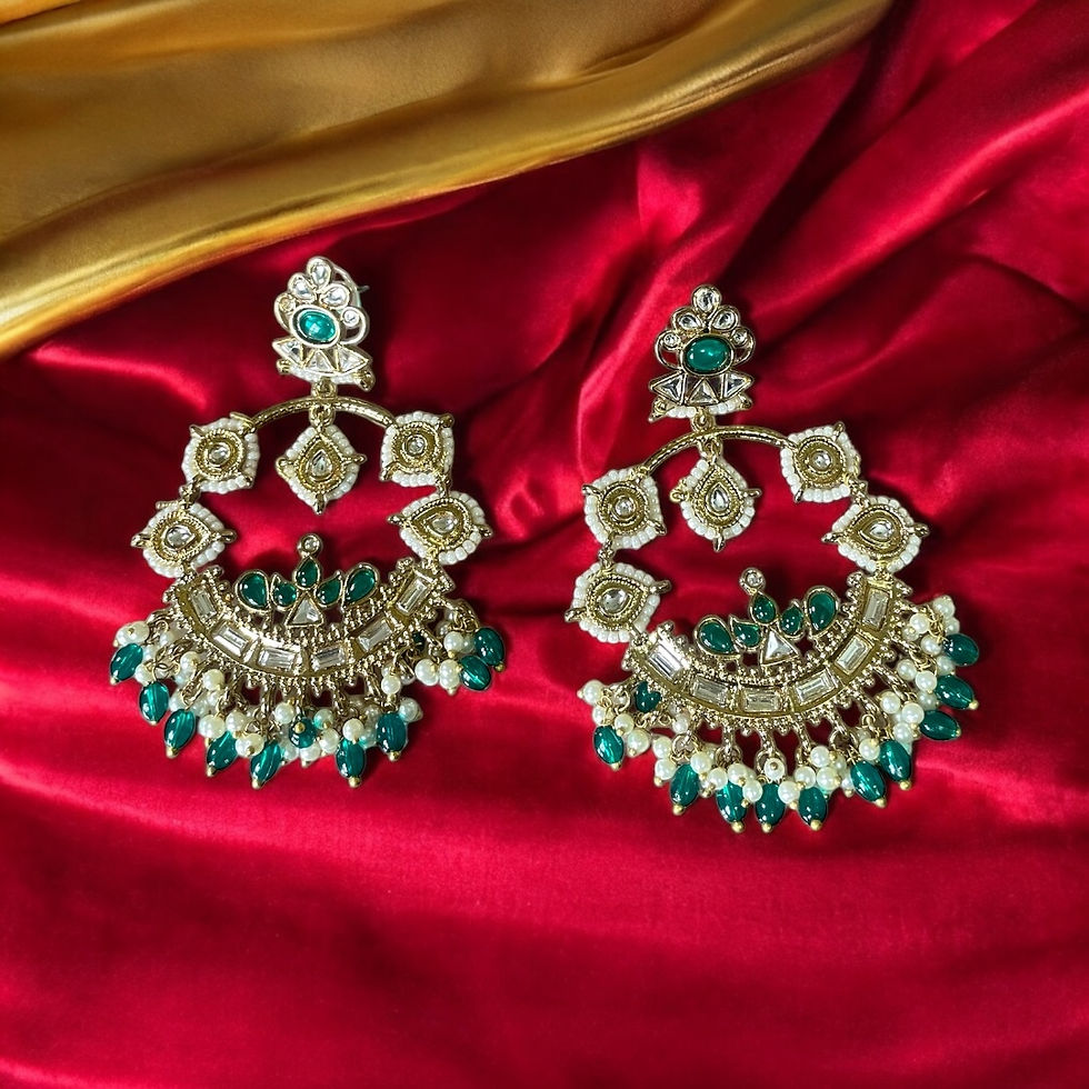 Thumbnail: Roopika Green Earring