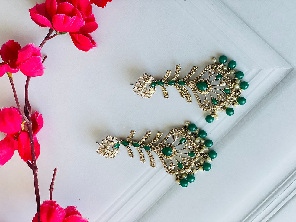 Thumbnail: Alina Green Jadau Earring 