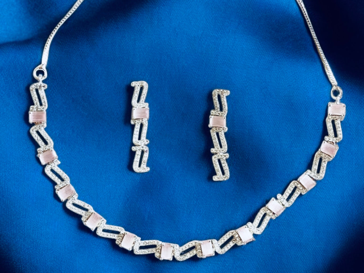 Celestia Strand Pink Necklace