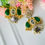Thumbnail: Isha Green Golden Jhumka 