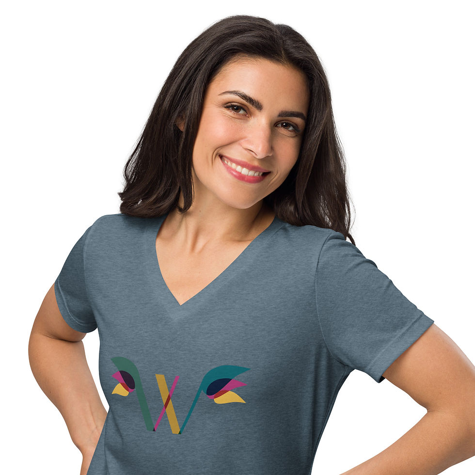 Thumbnail: Women’s relaxed v-neck t-shirt