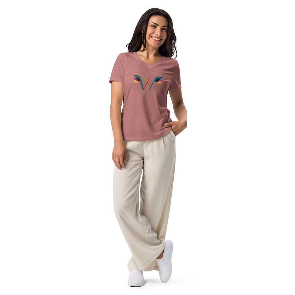 Thumbnail: Women’s relaxed v-neck t-shirt