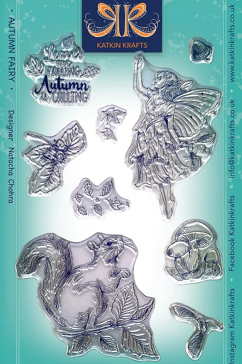 Katkin Krafts - A5 Stamp Set Autumn Fairy