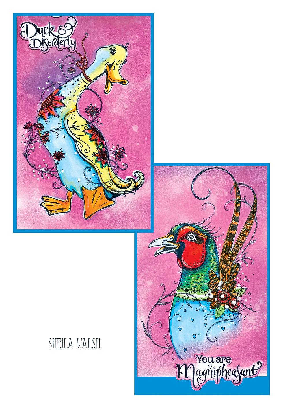 Thumbnail: Pink Ink Designs Stamp - Magnipheasant - Pheasant