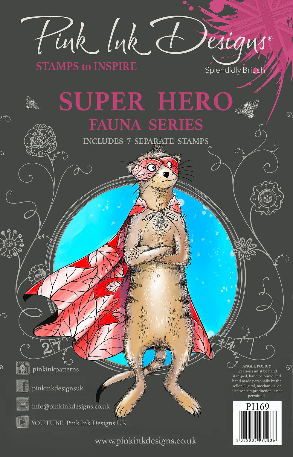 Thumbnail: Pink Ink Designs - Super Hero - Meercat