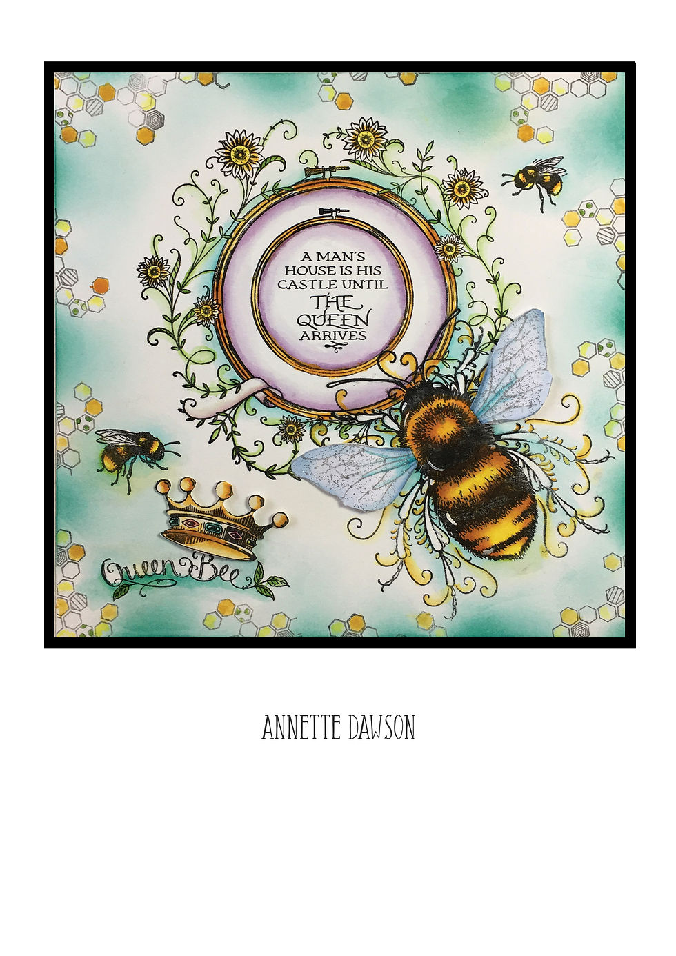 Thumbnail: Pink Ink Designs Stamp - Bee-utiful - Bee