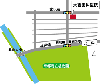 大西歯科地図