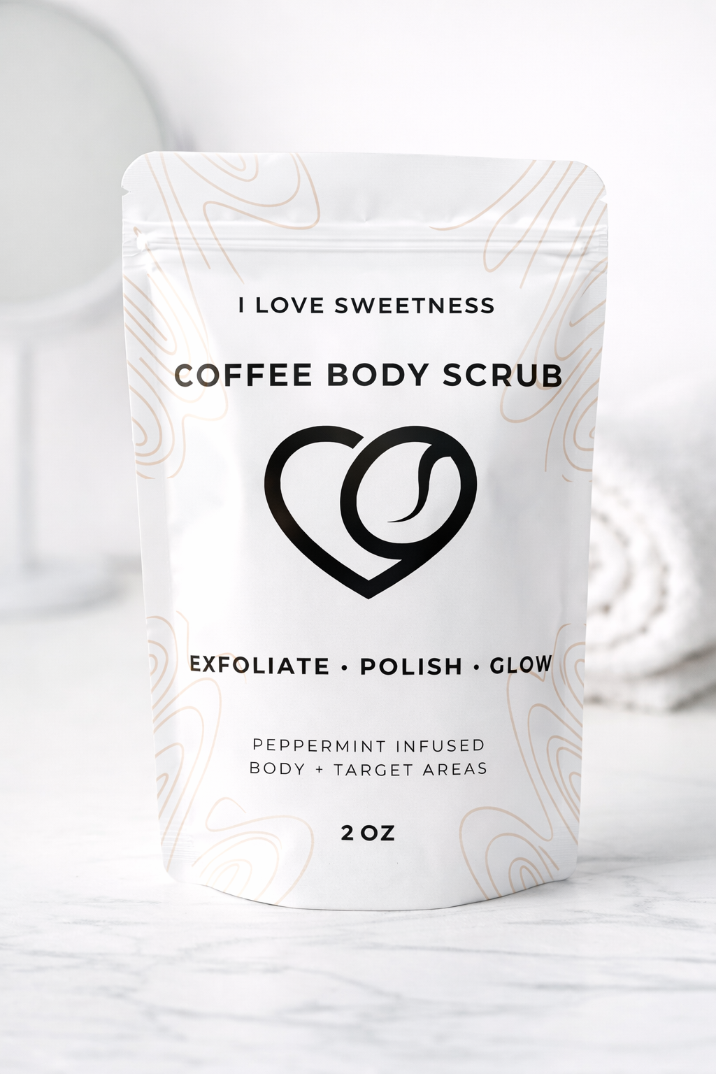 Lemongrass Infused Coffee Scrub