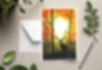 Thumbnail: Deer in the Woods blank note cards