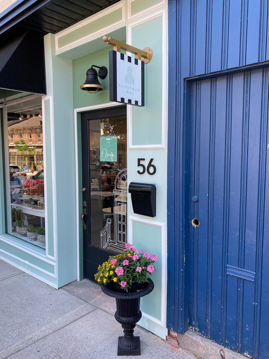 Oliver & Co. Home Storefront - Front Entrance