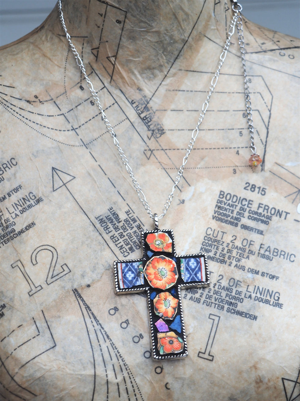 Thumbnail: MOSAIC CROSS PENDANTS