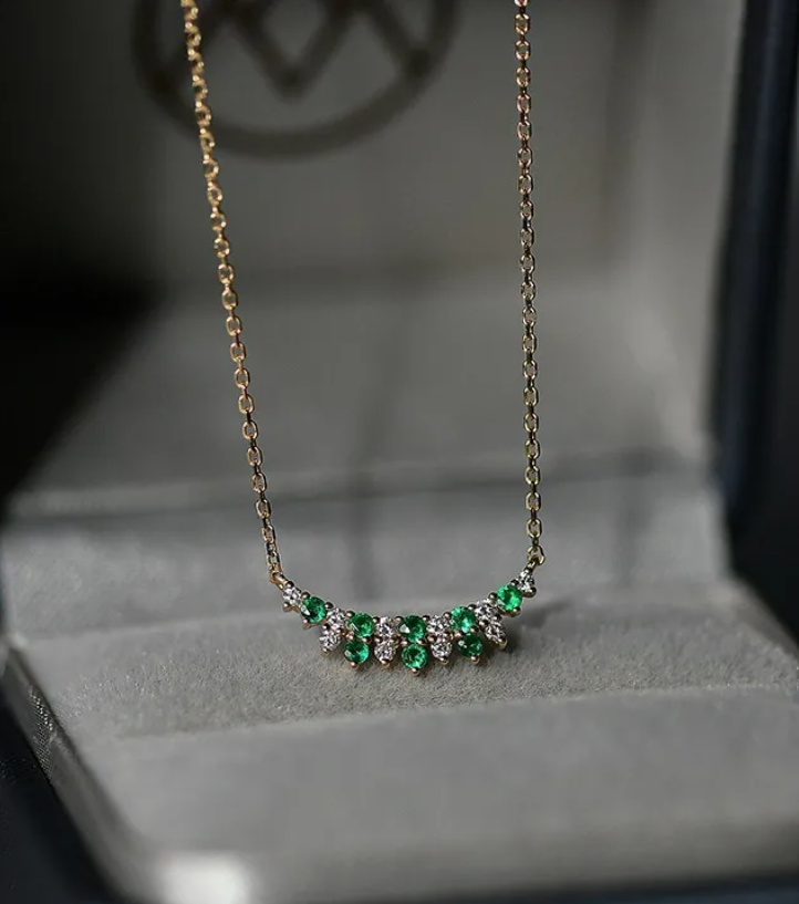 Aurora Green Necklace