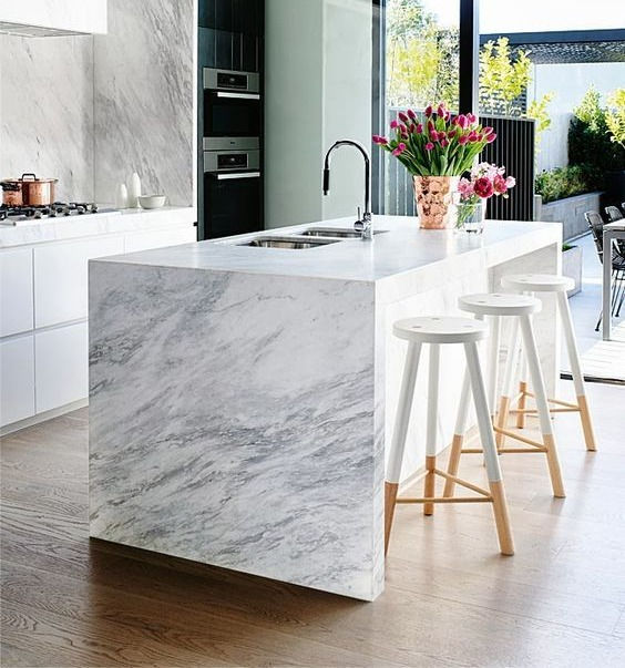 7 Tips + Trends for Using Marble Veneer on Countertops.