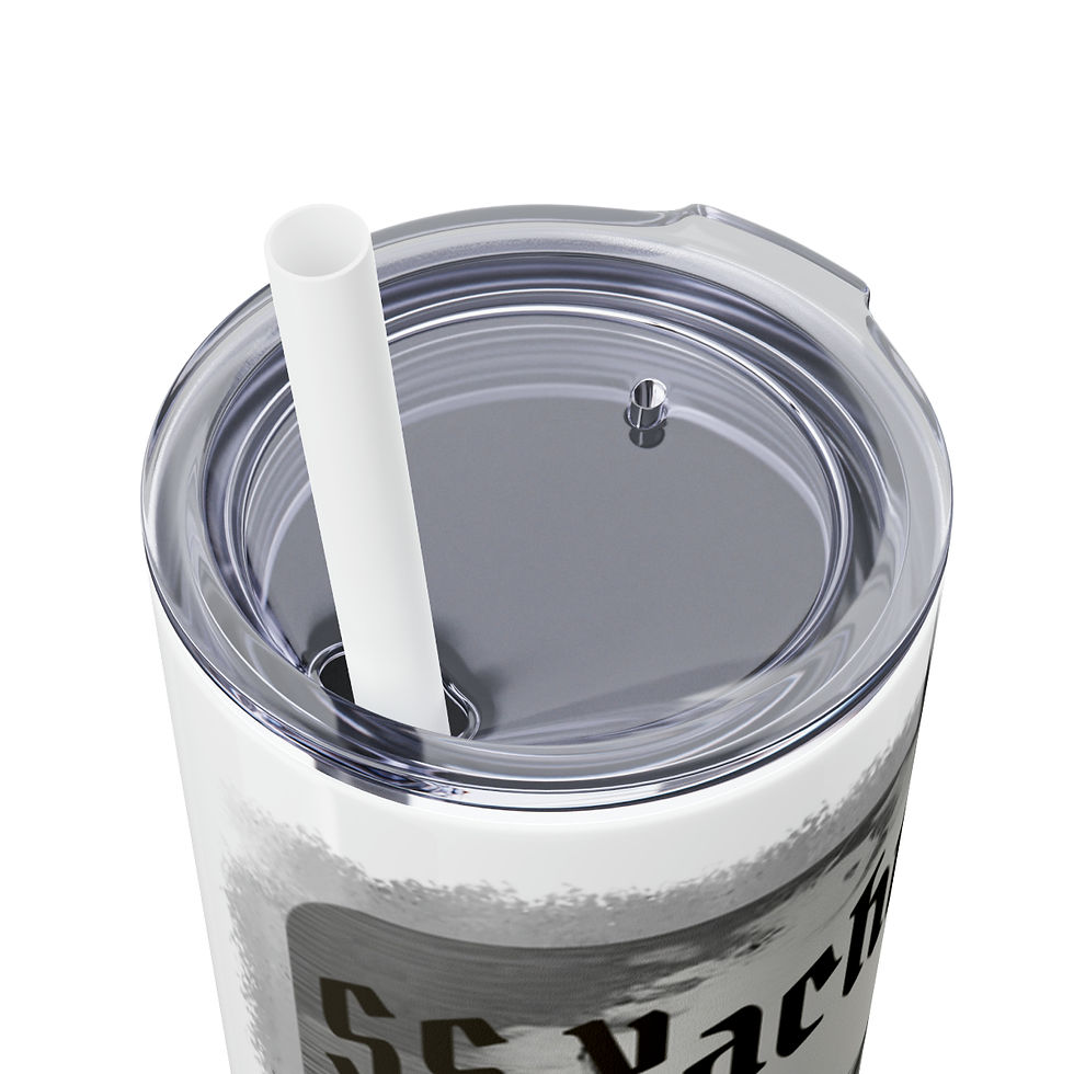Thumbnail: Skinny Tumbler with Straw, 20oz
