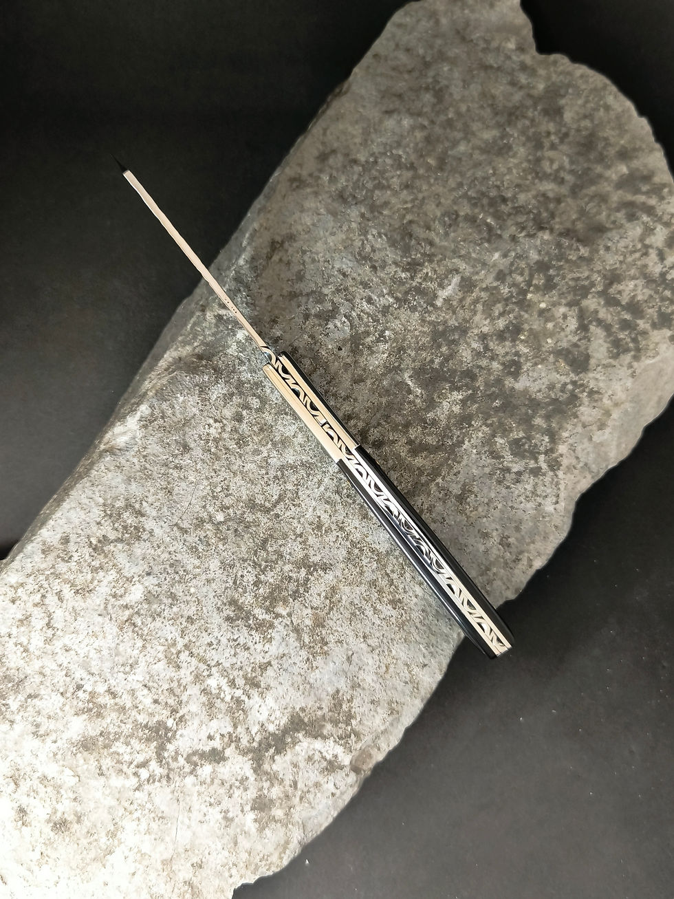 Miniature : Écorchoir slim martelé 