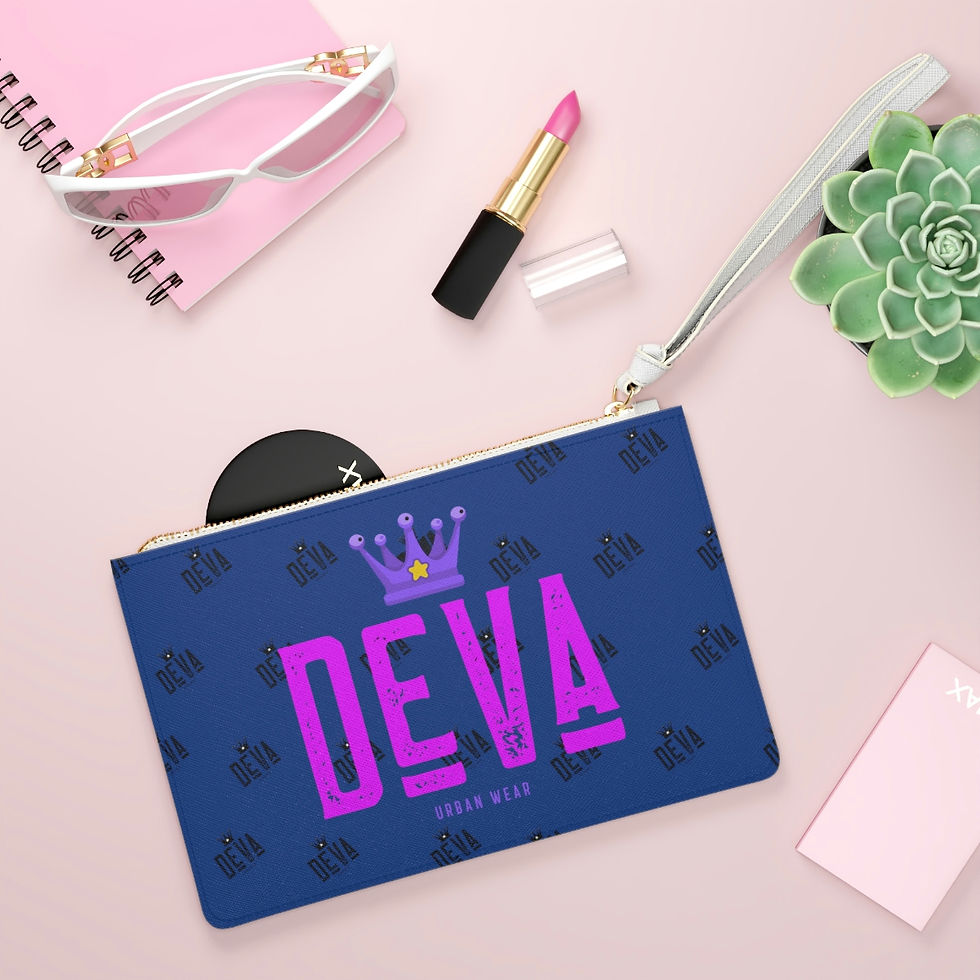 Thumbnail: Deva Makeup Bag (Royal Blue)
