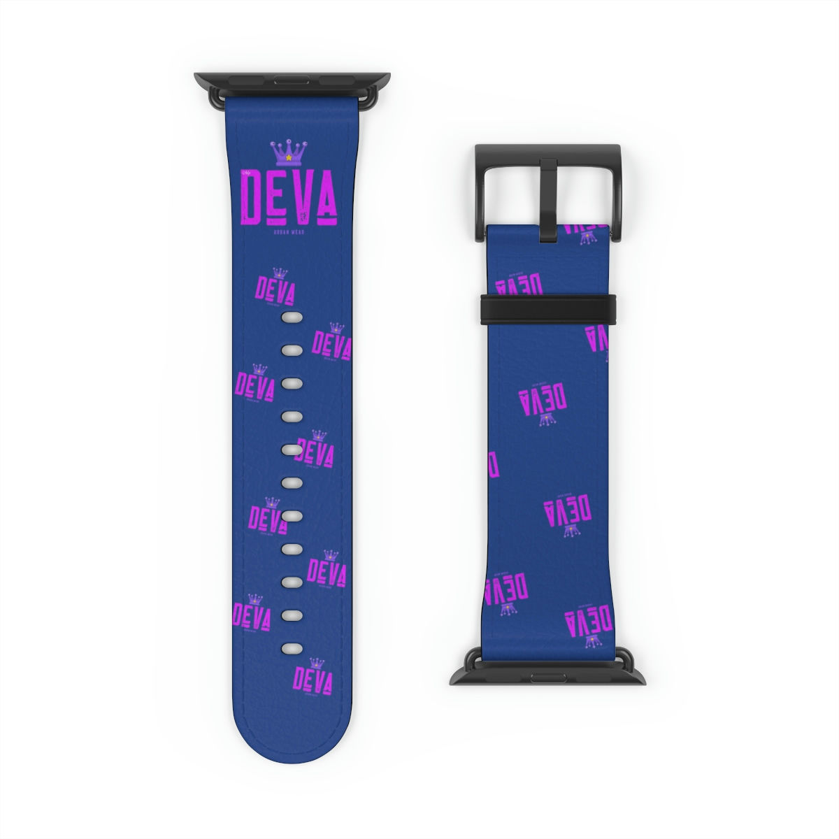 Deva Leather Watch Band (Royal Blue)