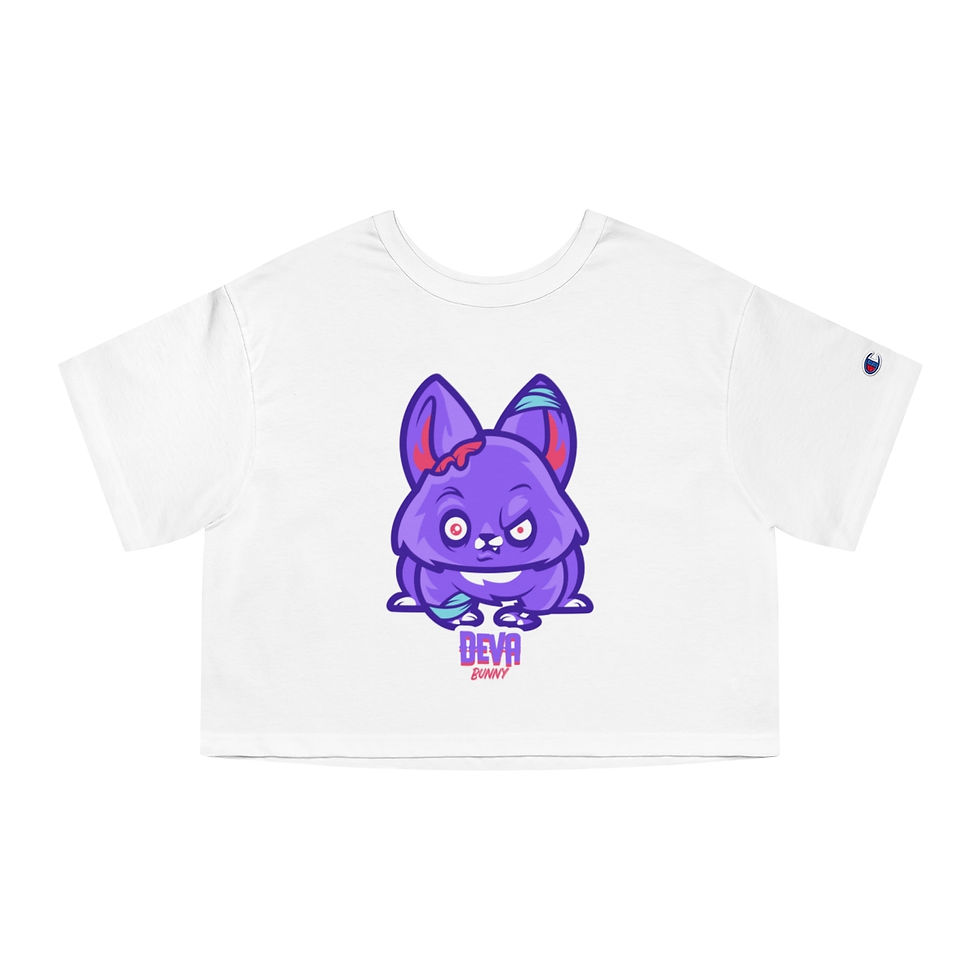 Thumbnail: DEVA Bunny Champion Cropped T-Shirt