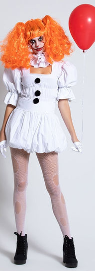 Stephen Kings "IT" Clown Costume for Women
