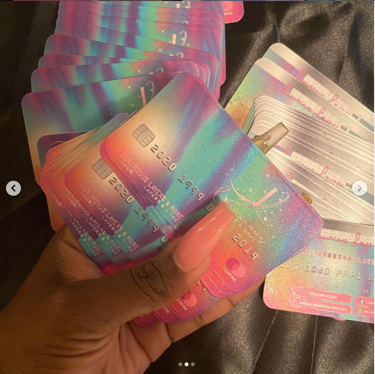 "Plastic" Credit Card Style Business Cards