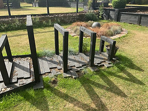 Fun Features in the Sensory Garden