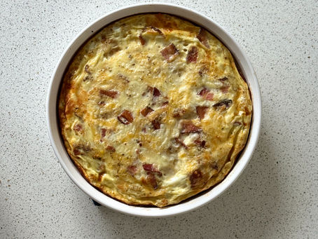 veggie bacon frittata