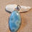 Miniaturbild: Larimar Schmuck Anhänger Oval Silber
