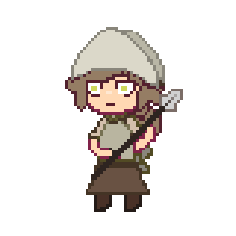 Pixel witch villager 02 Die .gif