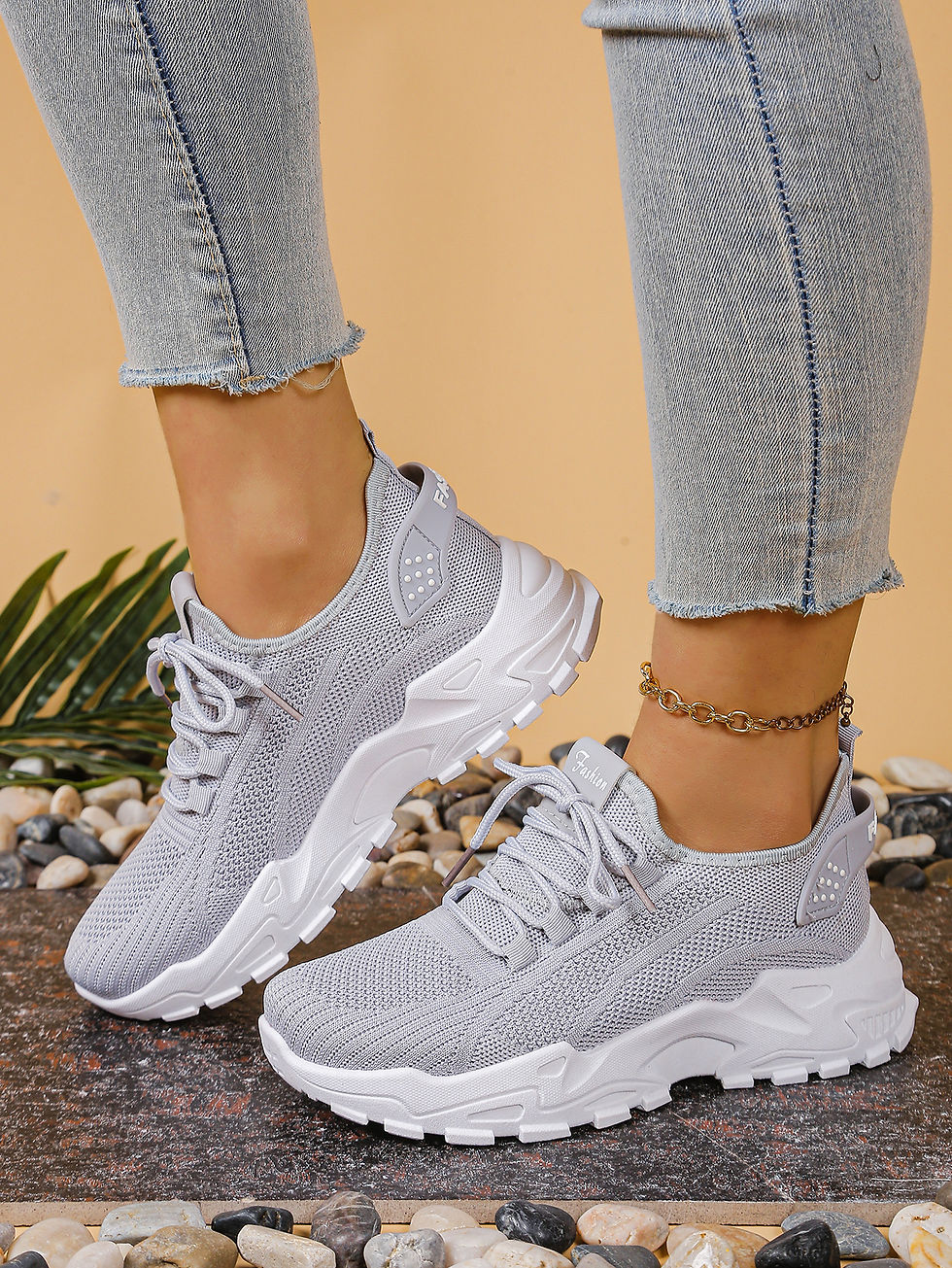 Thumbnail: Women's shoes, women's sports shoes 2025 Women's shoes Breathable single-mesh da