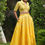 Thumbnail: Empire Yellow Gotta Applique Lehenga Set