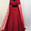 Thumbnail: Monochrome Red lehenga 