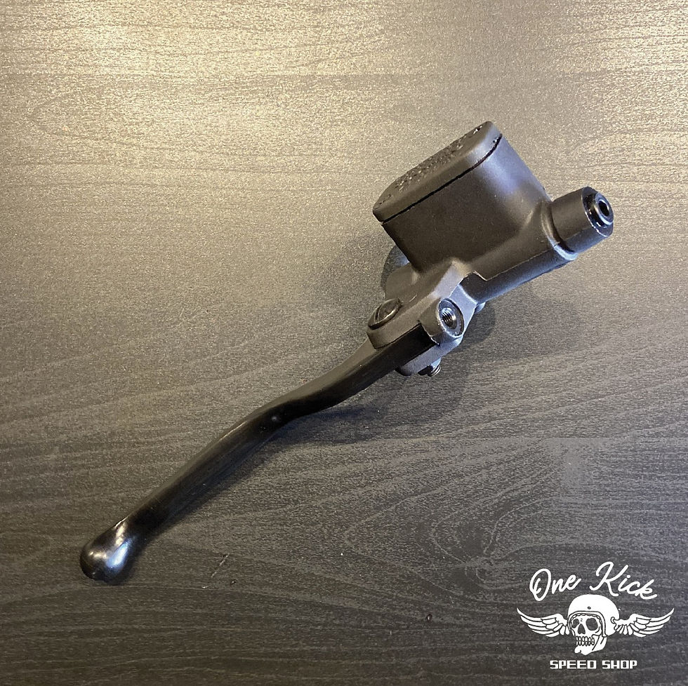 Miniatura: Pompa freno classica per manubrio da 1" - Black Raw