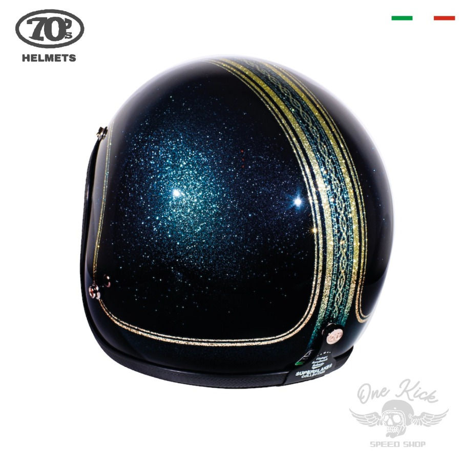 Miniatura: Casco vintage anni '70 - Blu vintage 2016 - Taglia L