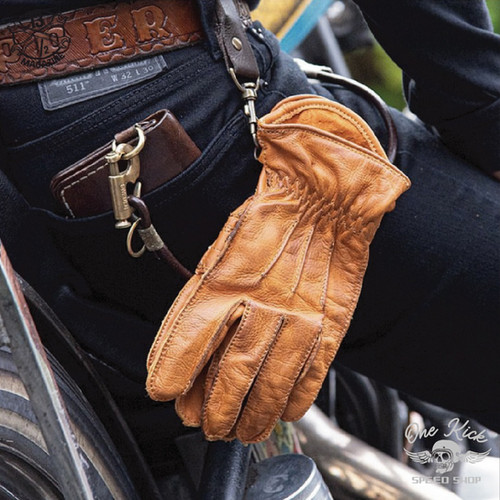 13-1/2 Lowlander Gloves Cognac | Onekick Speedshop