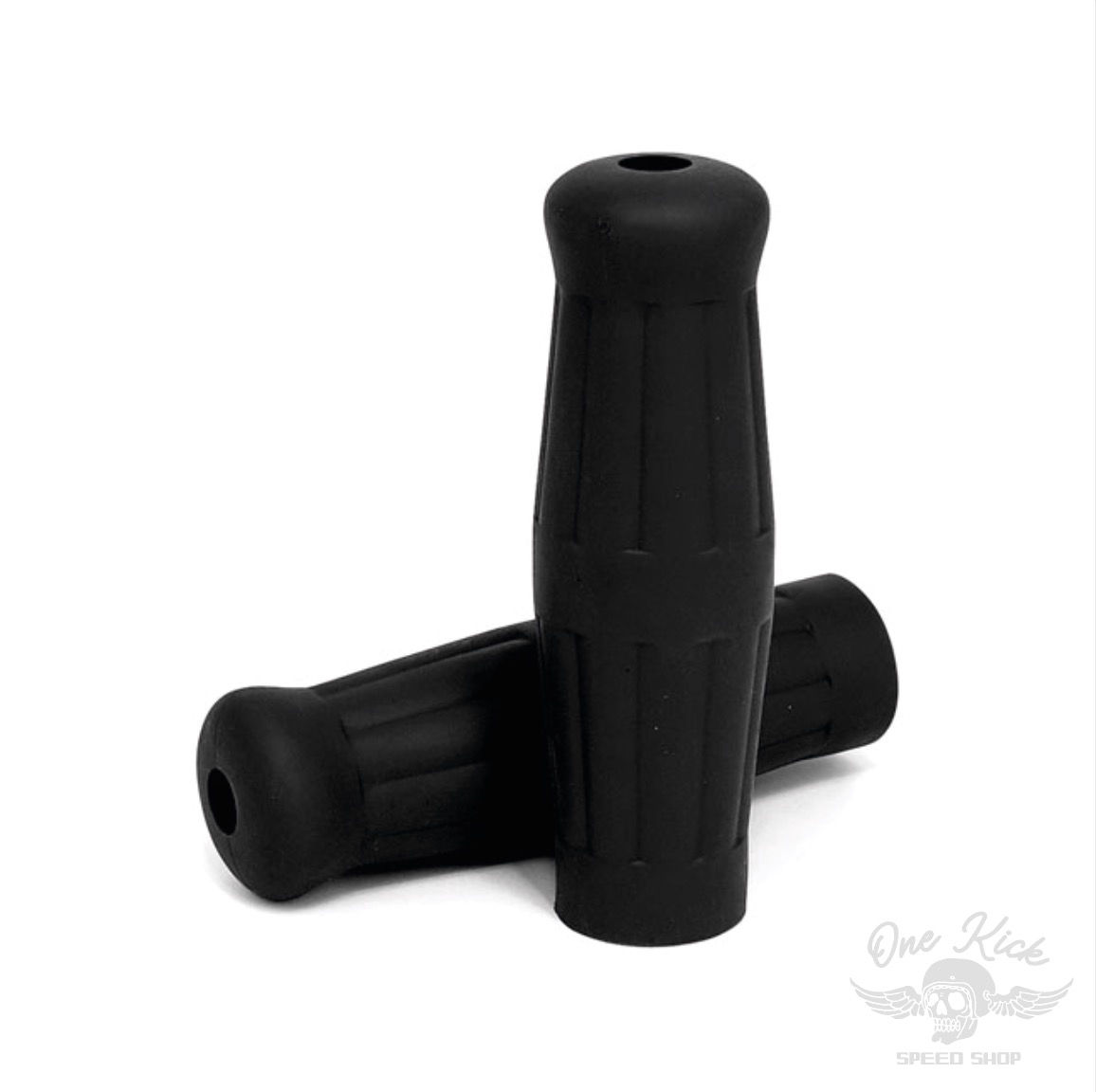 Vintage 1909 Style Grips, 1" - Black