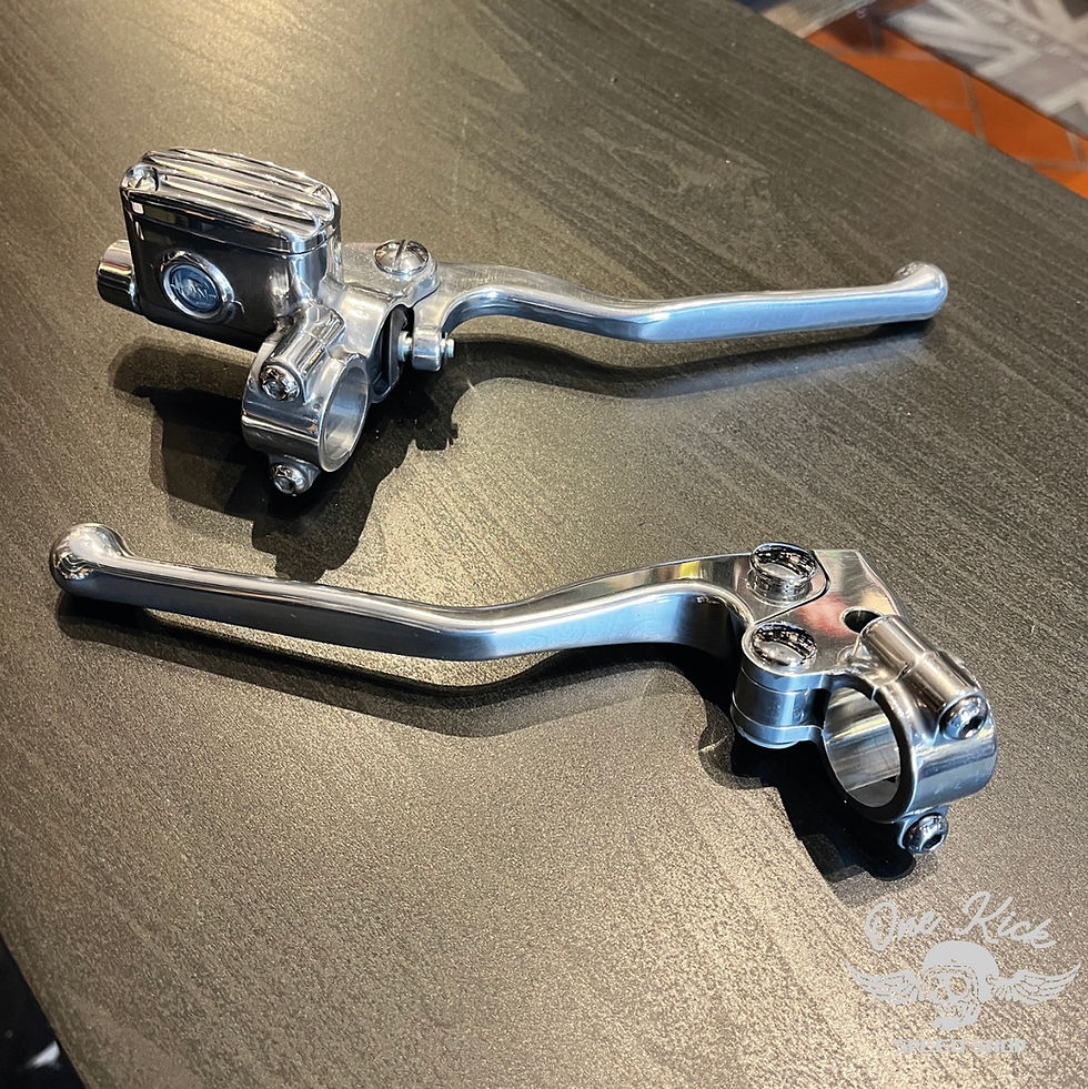 Miniatura: Classic Brake Pump 14mm Pamp & Clutch Set for 1" bars - Polished