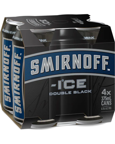 Thumbnail: Smirnoff Ice Double Black Cans 6.5% 375mL