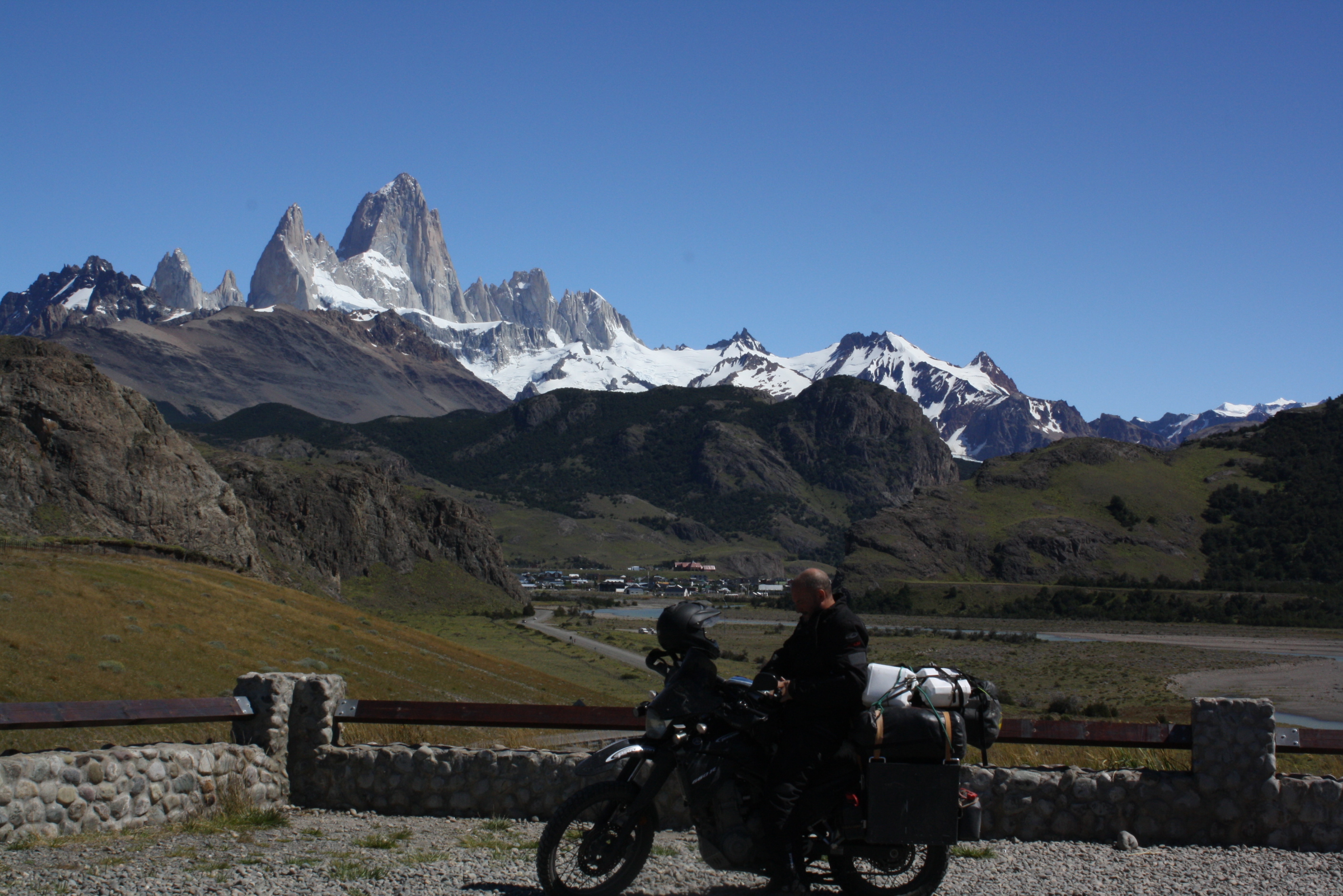 El Chalten, mirador en la entrada